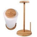 Bamboo Paper Towel Holder